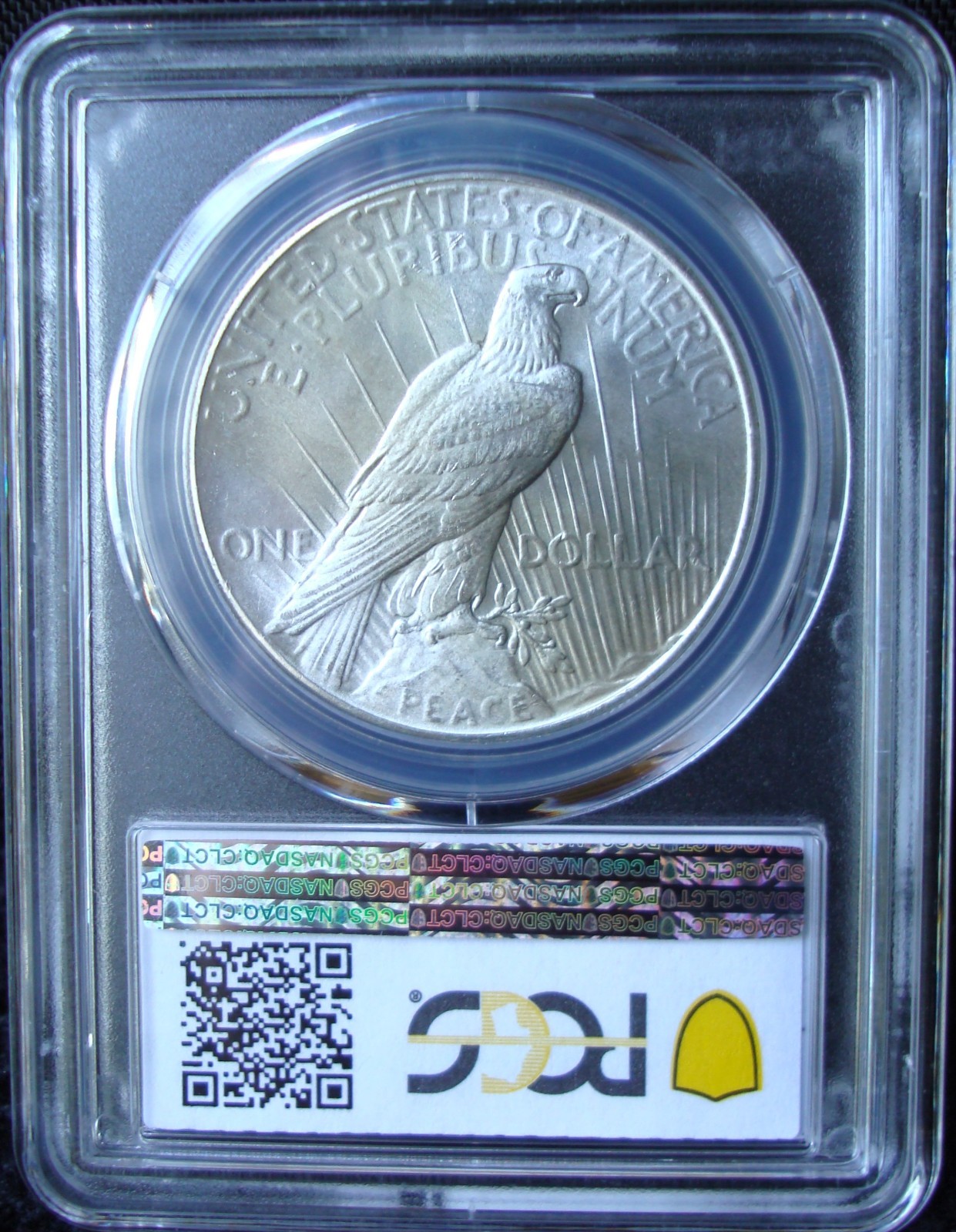 1926 Peace Silver Dollar - PCGS MS 66 - Gold Shield
