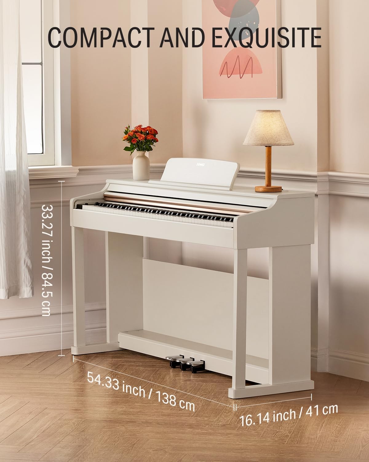 Donner DDP-100 Digital Piano White with Bench
