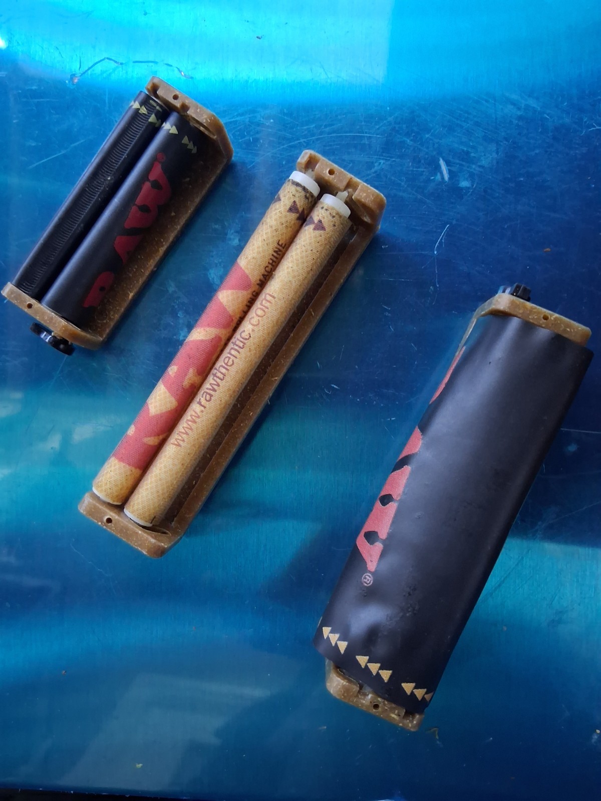 Lot of 3 Hemp Plastic Cigarette Rolling Machine
