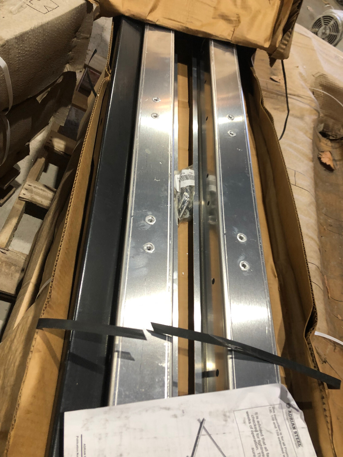 Adrian Steel RRKPMH136 Roof Rail Kit fits Ram Promaster High Roof vans Damaged