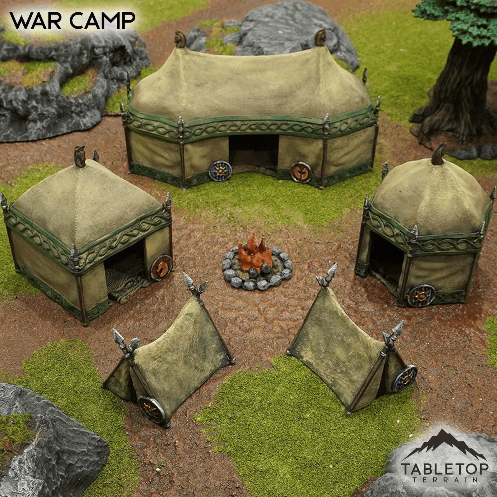 War Camp - Kingdom of Saxonia - Fantasy DND Dungeons and Dragons