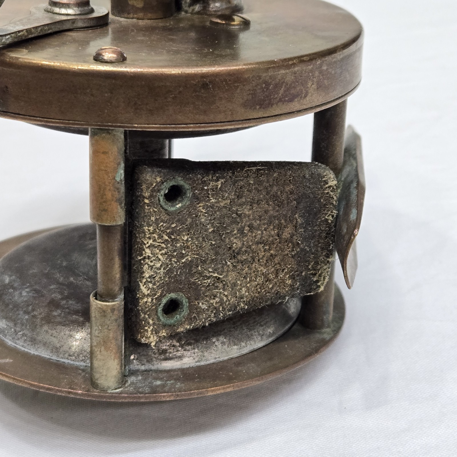 Vtg Four Bros 4 Brothers Sumco 2258 Fishing Reel Heavy Brass