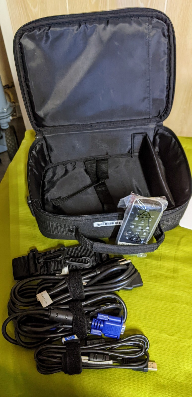InFocus Projector Model: IN 1100 with remote, cables, manual & carrying case