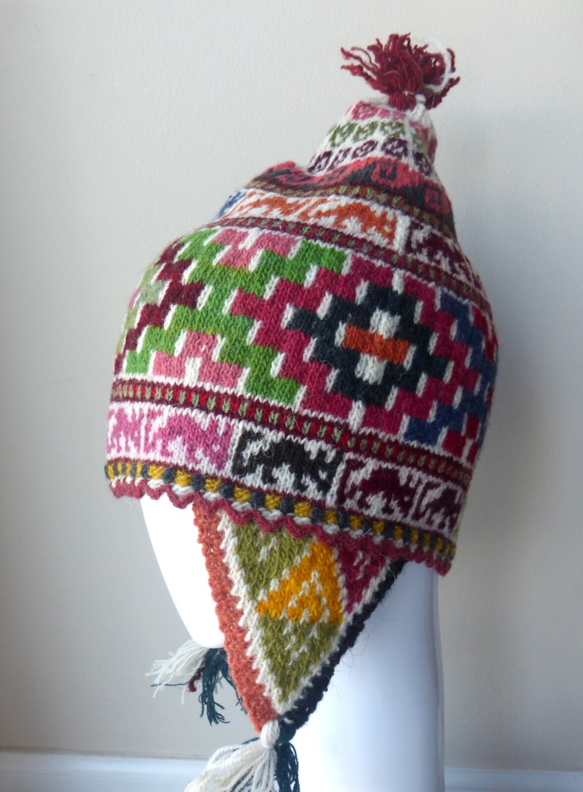 Peruvian Andean Mountain - Handmade Shaman Chullo Hat