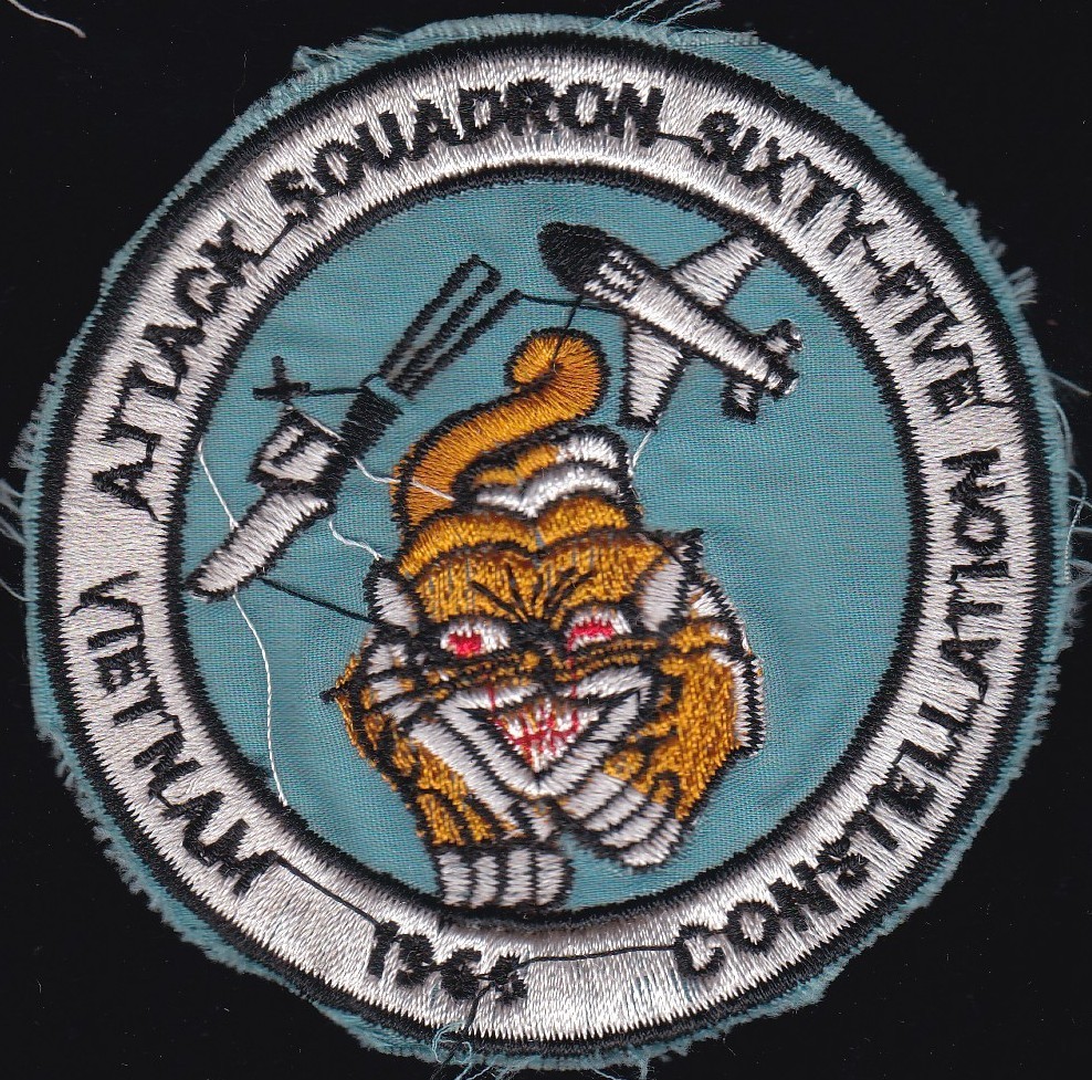 USN Attack Squadron 65 Constellation 1966 Vietnam Patch R-6
