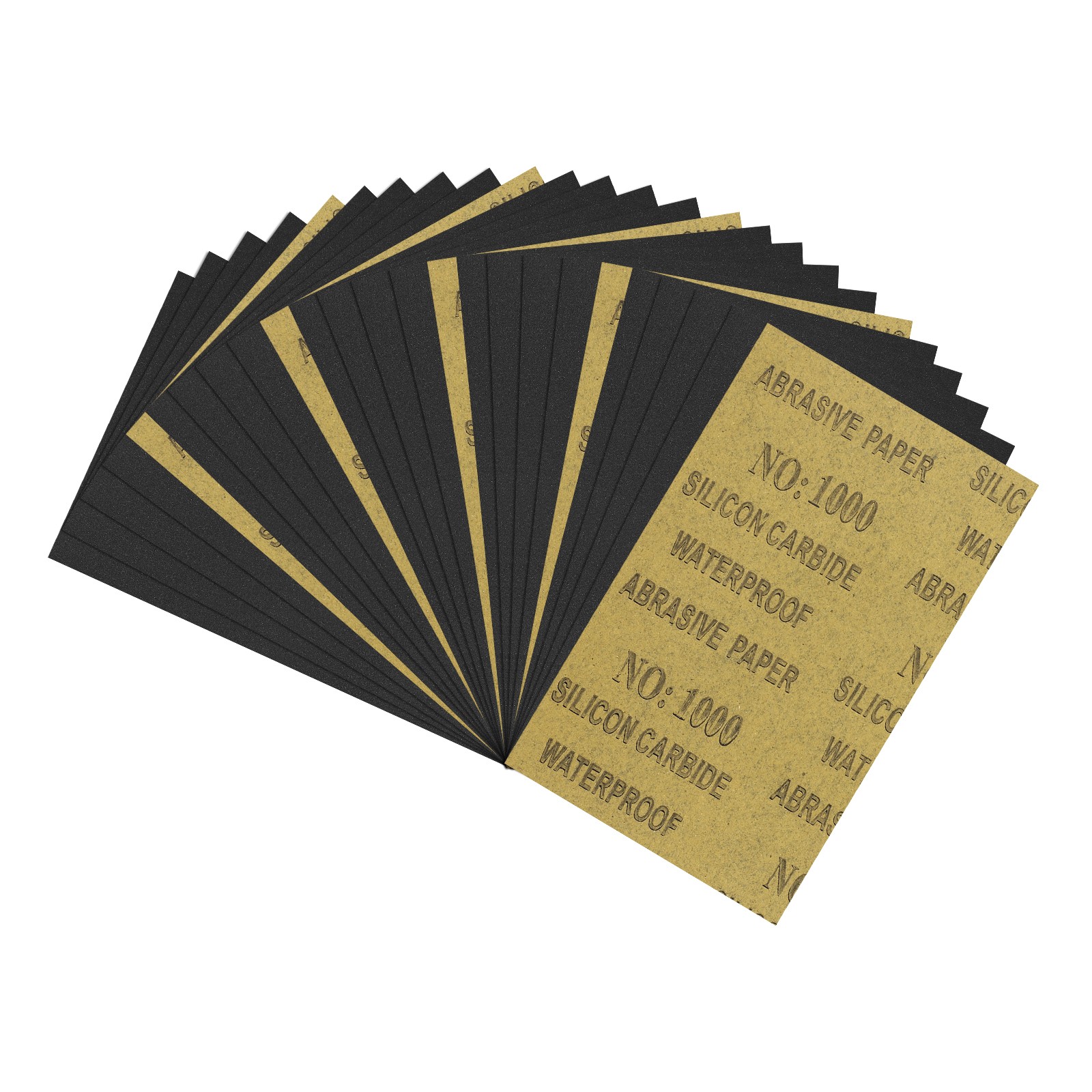 25pcs Sand Papers - [5.5 x 9 Inch x 1000 Grits] Sandpaper Sheets