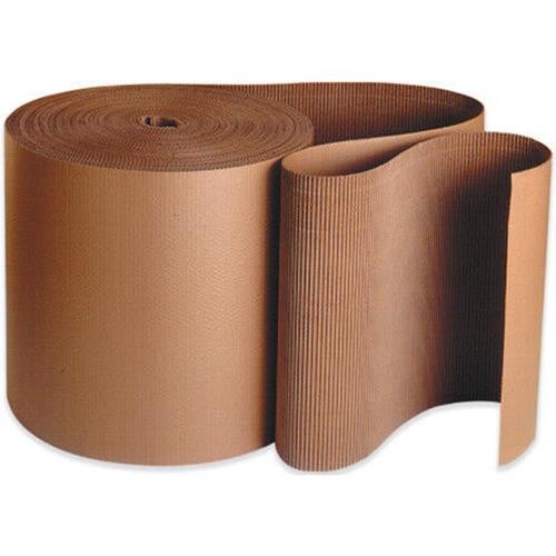 36" x 250' 'B' Flute Kraft Singleface Corrugated Roll