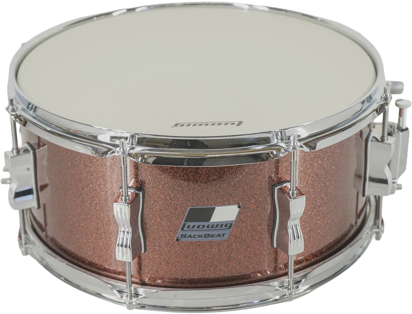 Ludwig BackBeat Snare Drum 14" x 6.5" - Wine Red Sparkle