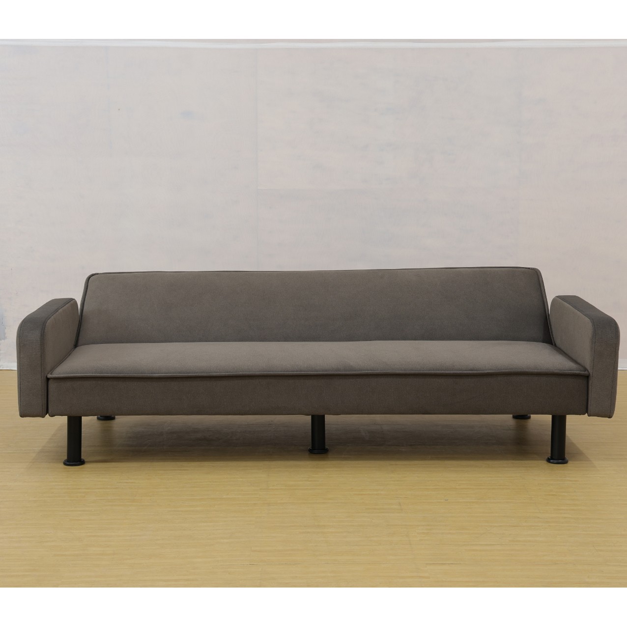 Flannel Living Room Sofabed Brown