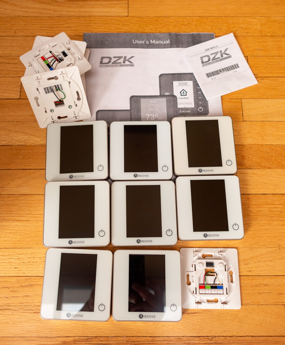 Daikin DZK-MTS-3 Zoning Themostats - 8