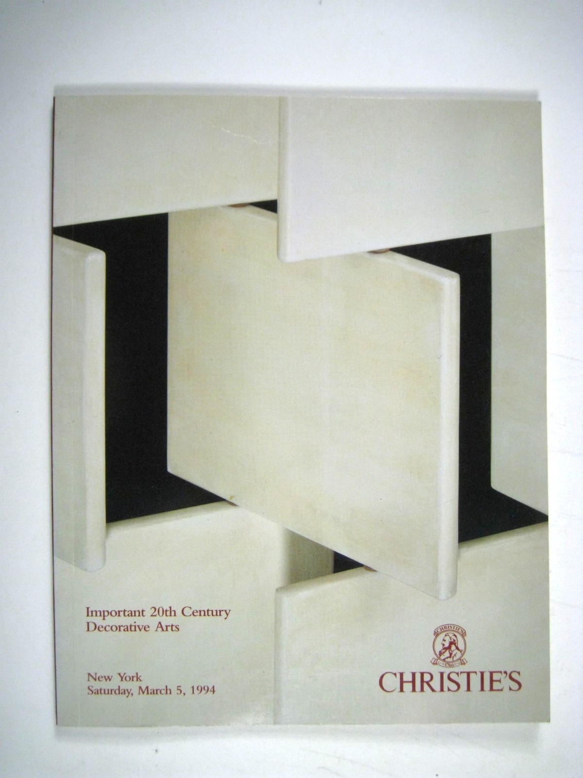 Christies 20Th Century Decorative Arts Catalog 1994 New York