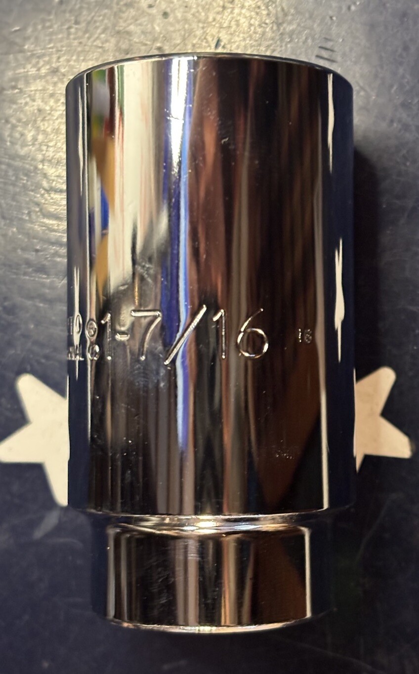 PROTO 1-7/16” SKT 1/2” Drive 12PT Deep Socket  5346   USA