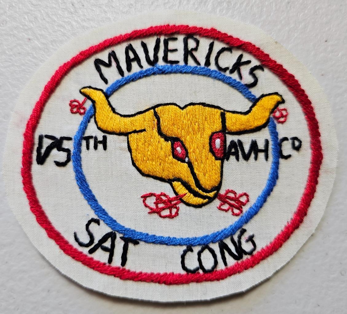 Vietnam Repro Patch:  MAVERICKS, SAT CONG