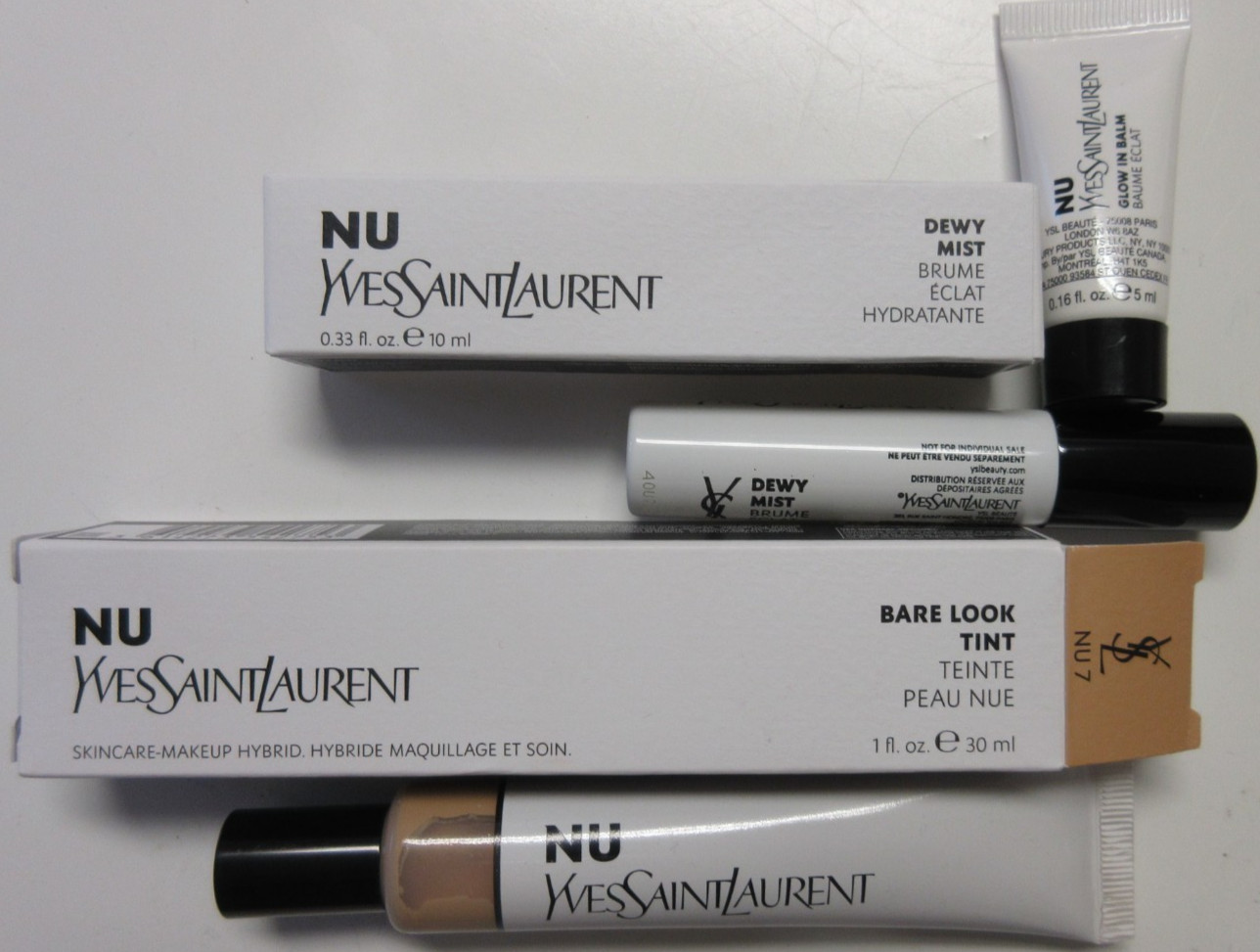 YSL Bare Look Tint Nu 7 1 oz Dewy Mist 0.33 Glow in Balm 0.16 SALE HELPS DOGS