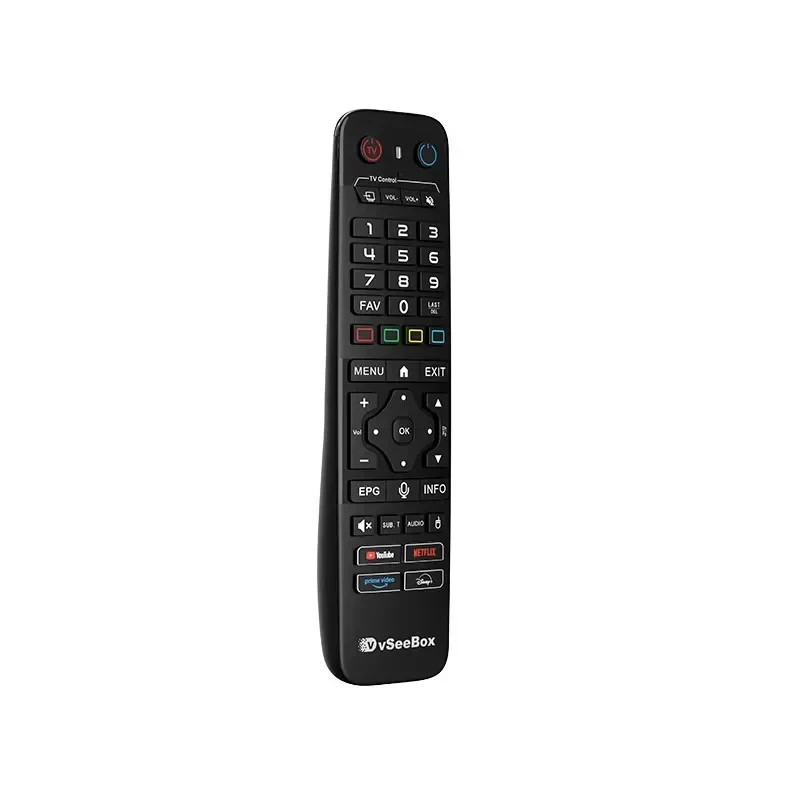 Genuine vSeeBox OEM V6 Max Backlit Bluetooth Voice Command Remote Backlight