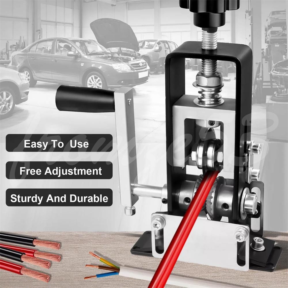 Manual Electric Wire Stripping Machine Cable Stripper Crank Scrap Copper Cutter