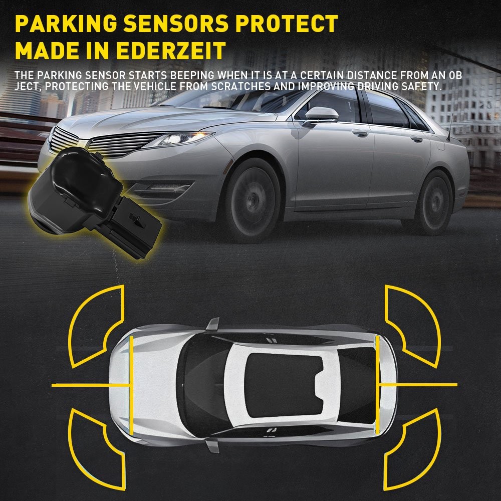 4pcs For Ford Focus 2015-2018 Parking Distance Reverse Sensor Alarm Front Rear