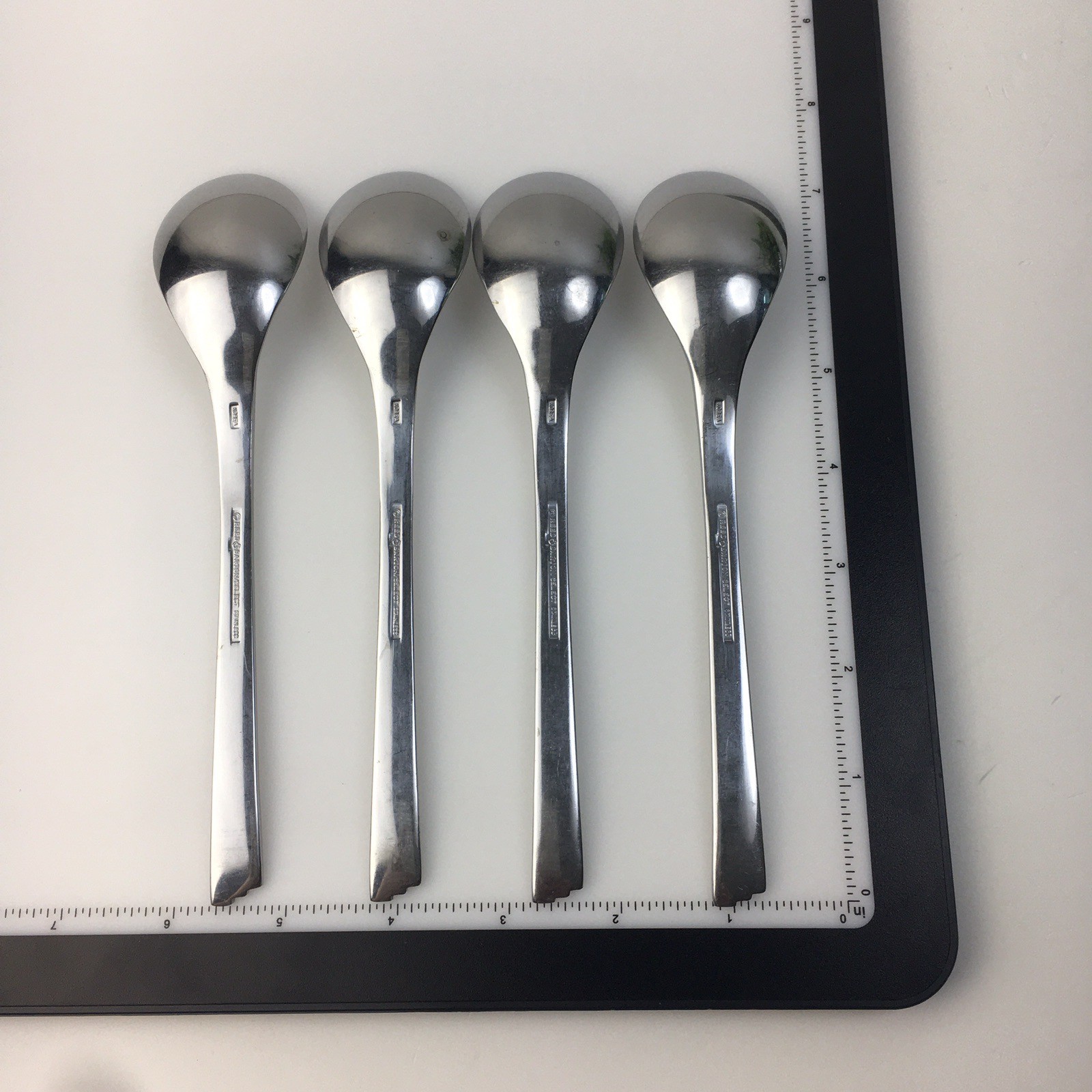 Soup Spoons Reed & Barton Select Stainless WAYZATA Korea 4pc