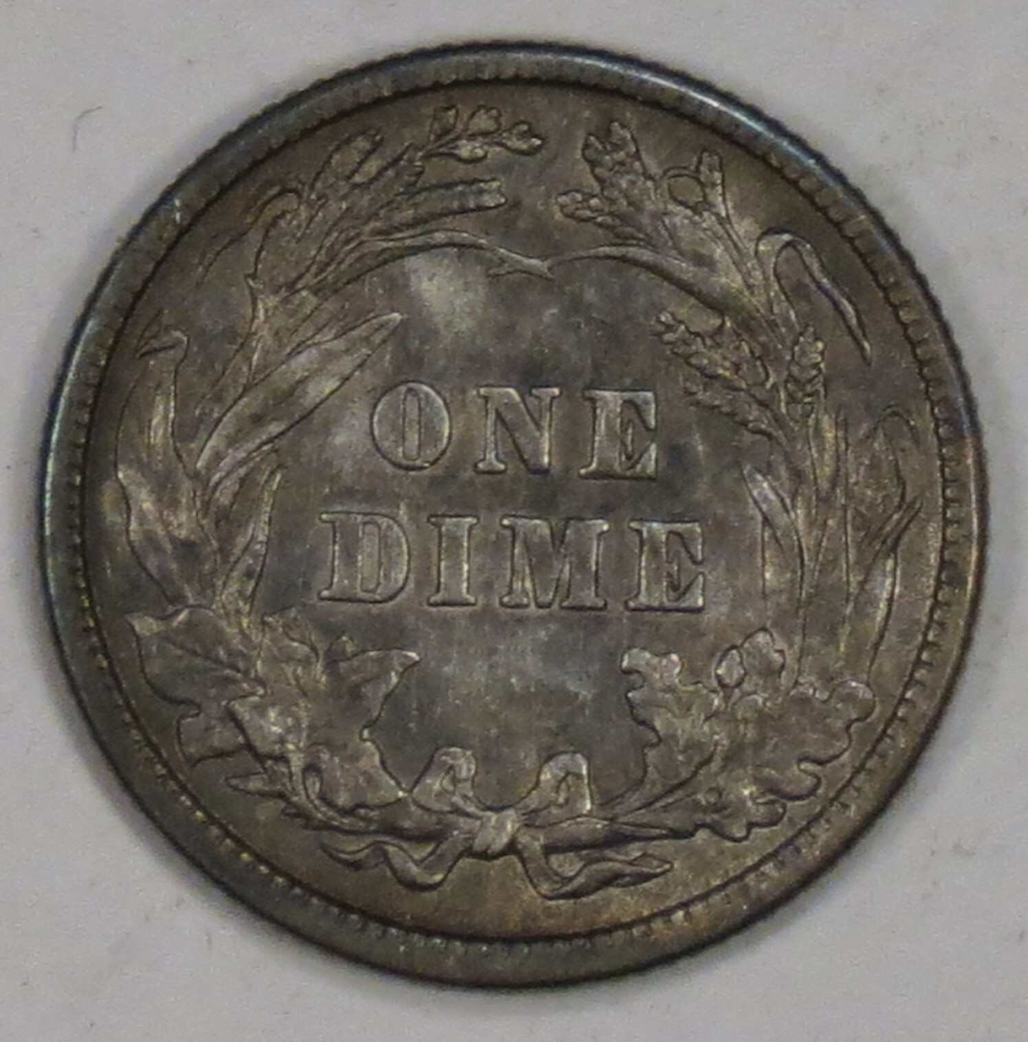 1914 Barber Dime AU