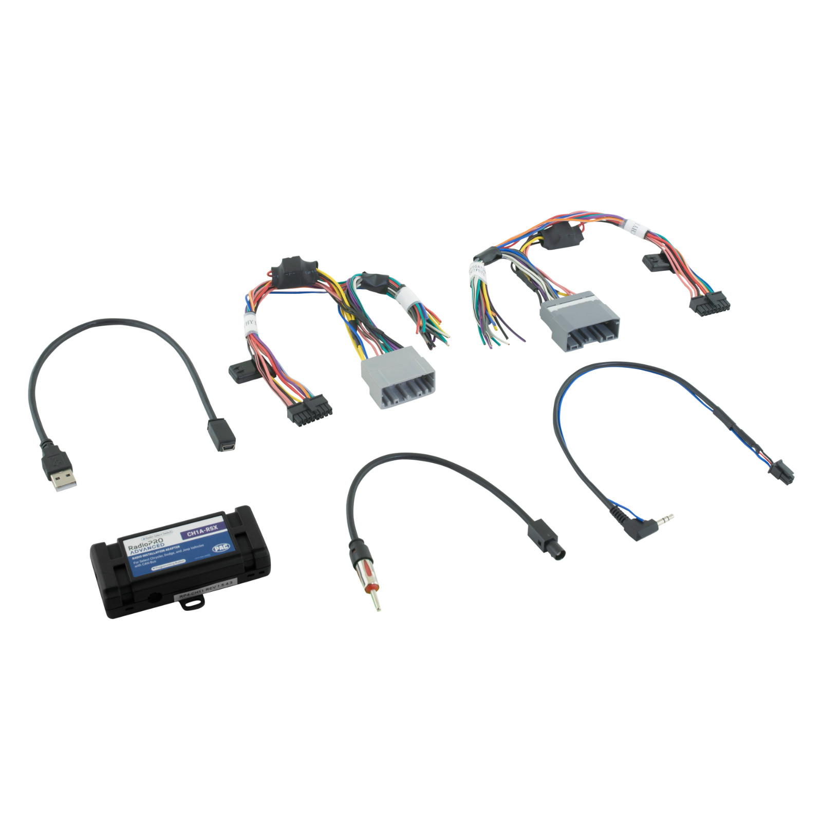 PAC CH1A-RSX Radio Replacement Interface, select 2005-2018 Dodge Chrysler Jeep