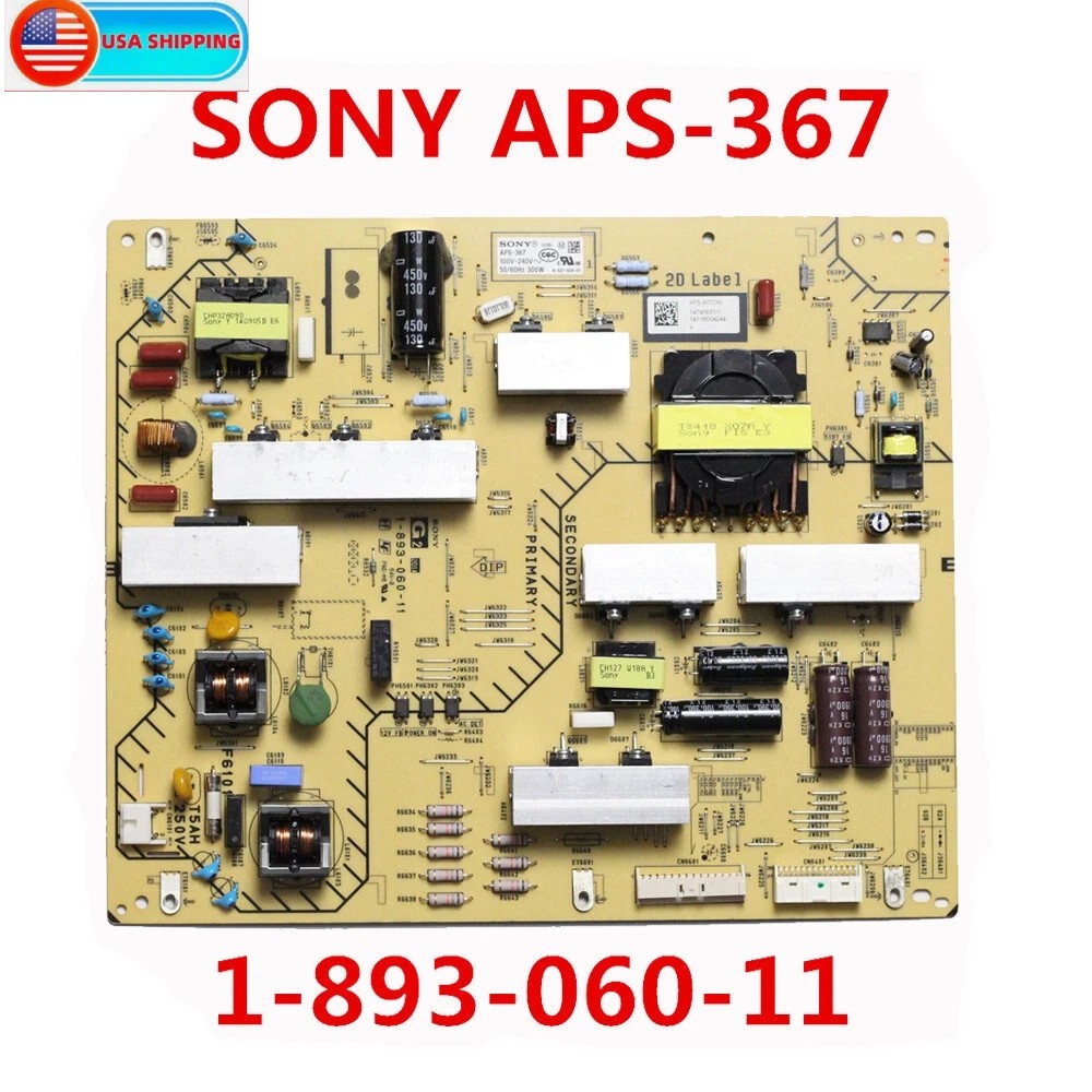 Original SONY KDL-60W850B Power Supply Board APS-367(CH) 1-893-060-11