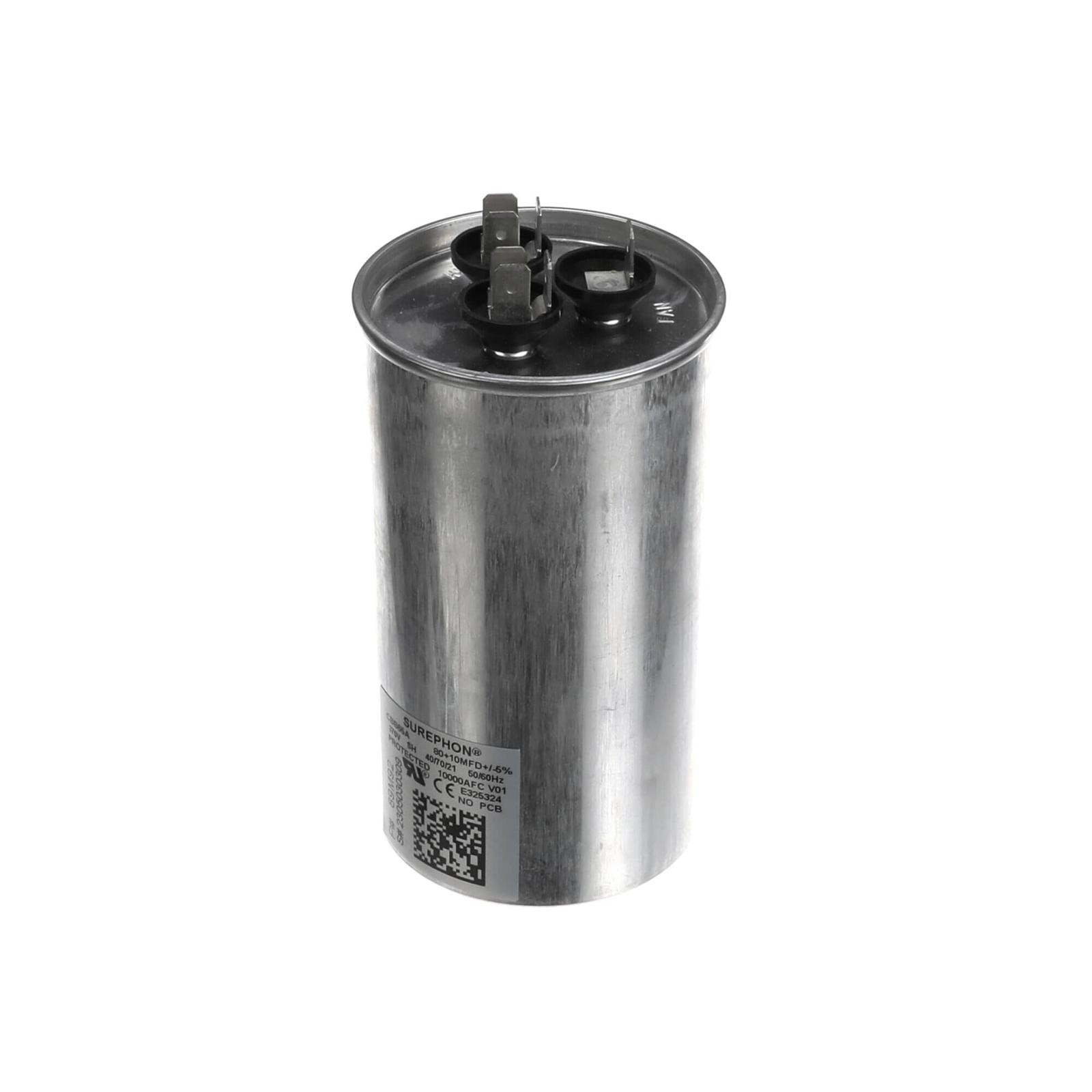 80+10 MFD 370V RND.RUN CAP 89M92 - Genuine OEM Replacement Part