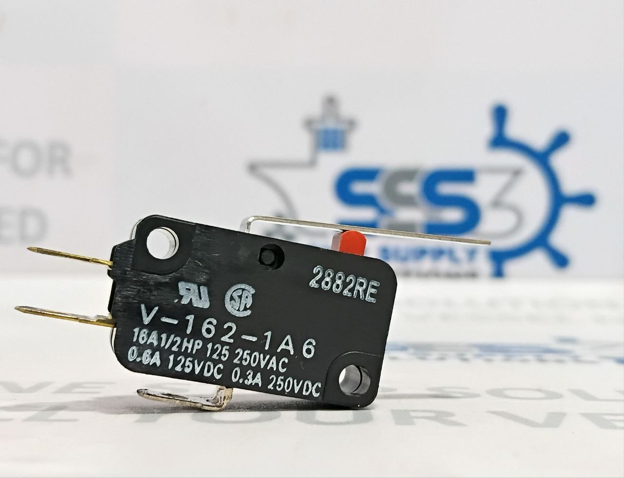 Omron V-162-1A6 Micro Switch HYSV-162-1A6 16A 1/2HP 125 250VAC 0.6A 125VDC
