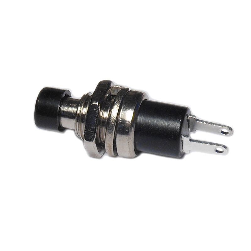 4 pc Black Pushbutton Switch SPST Momentary On Normally Open PBS-105B