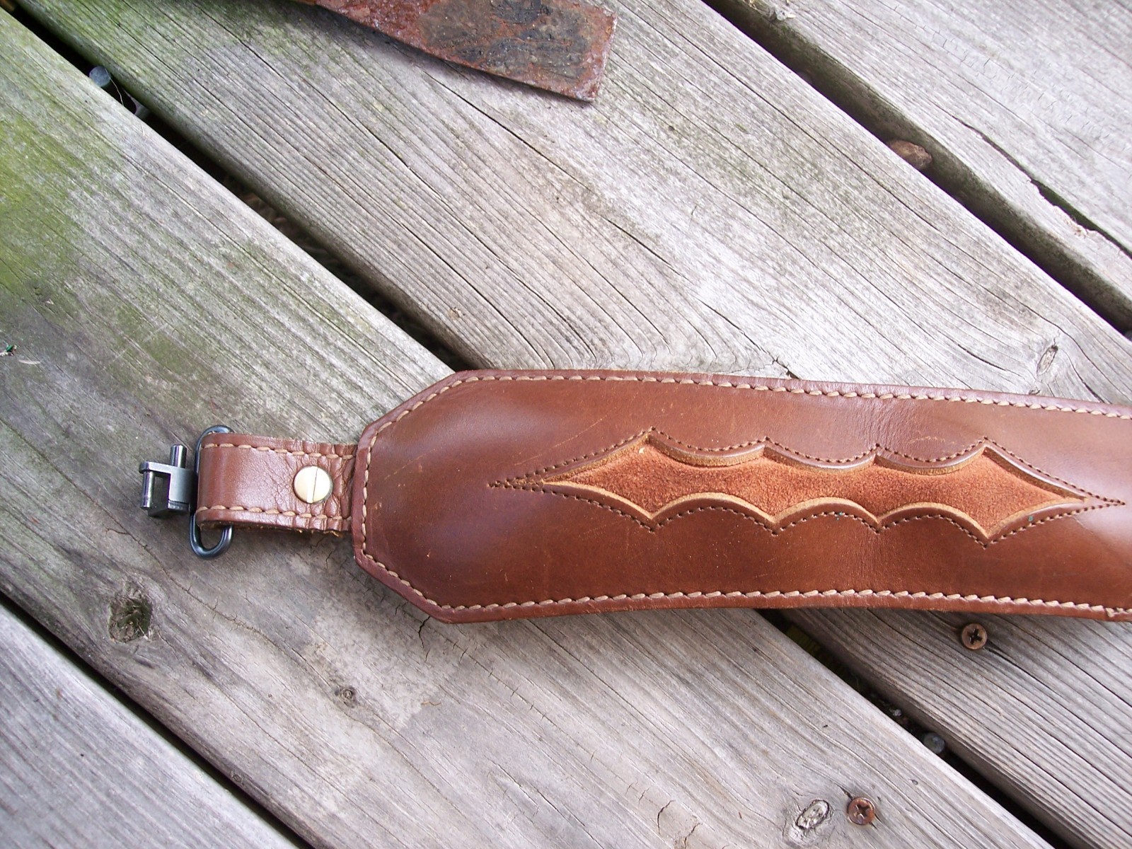 Leather Rifle Padded Cobra Sling W/Swivels ~Torel~