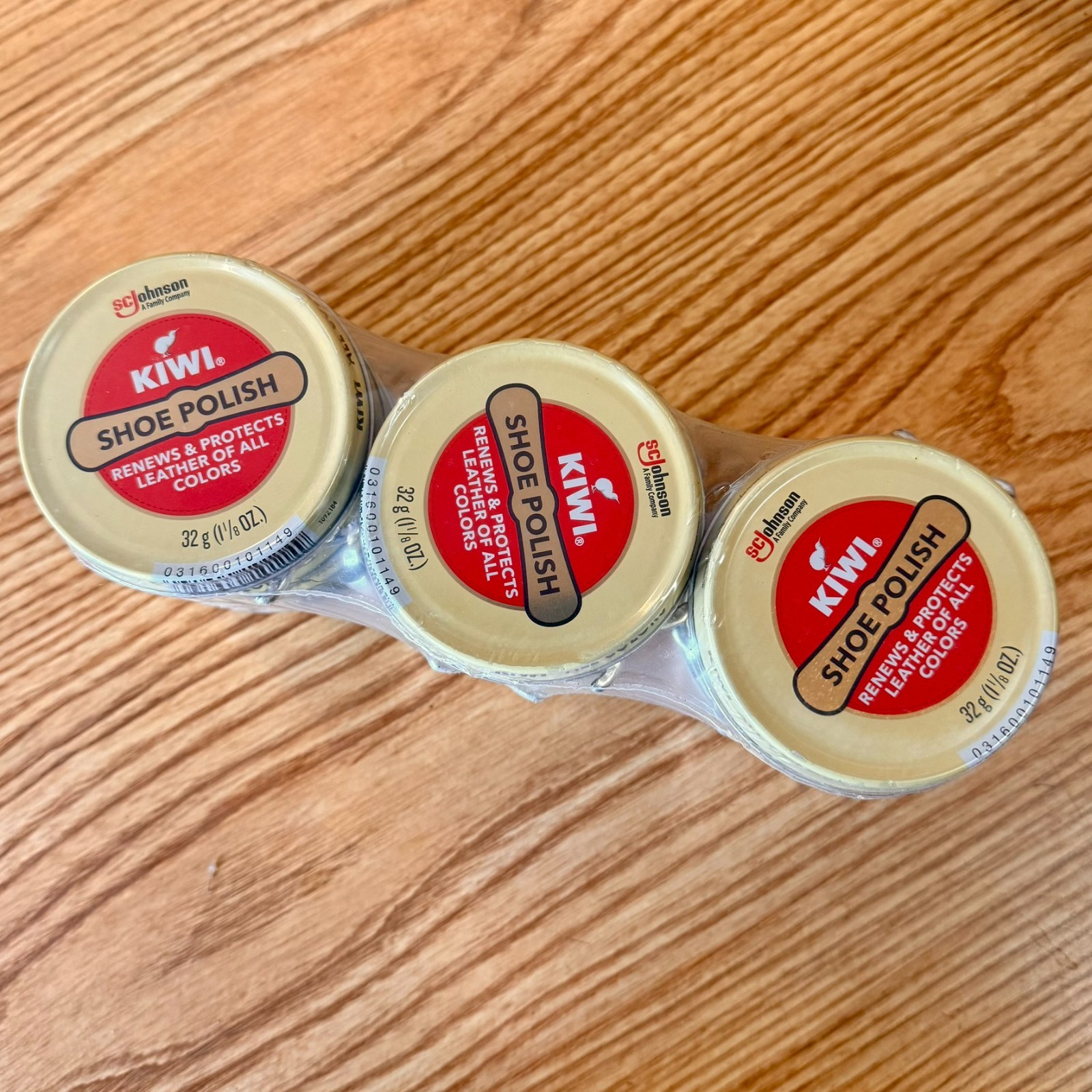Kiwi Shoe Polish All Colors / Neutral - Renews & Protects Leather - 12 Pack