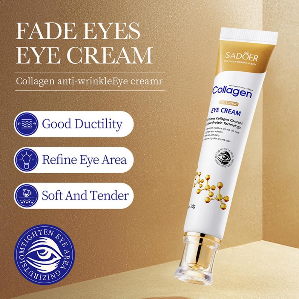 Collagen Anti wrinkle Eye Cream Remove Eye Bags & Dark Circles 1pcs J2K3 R6 P7Z1