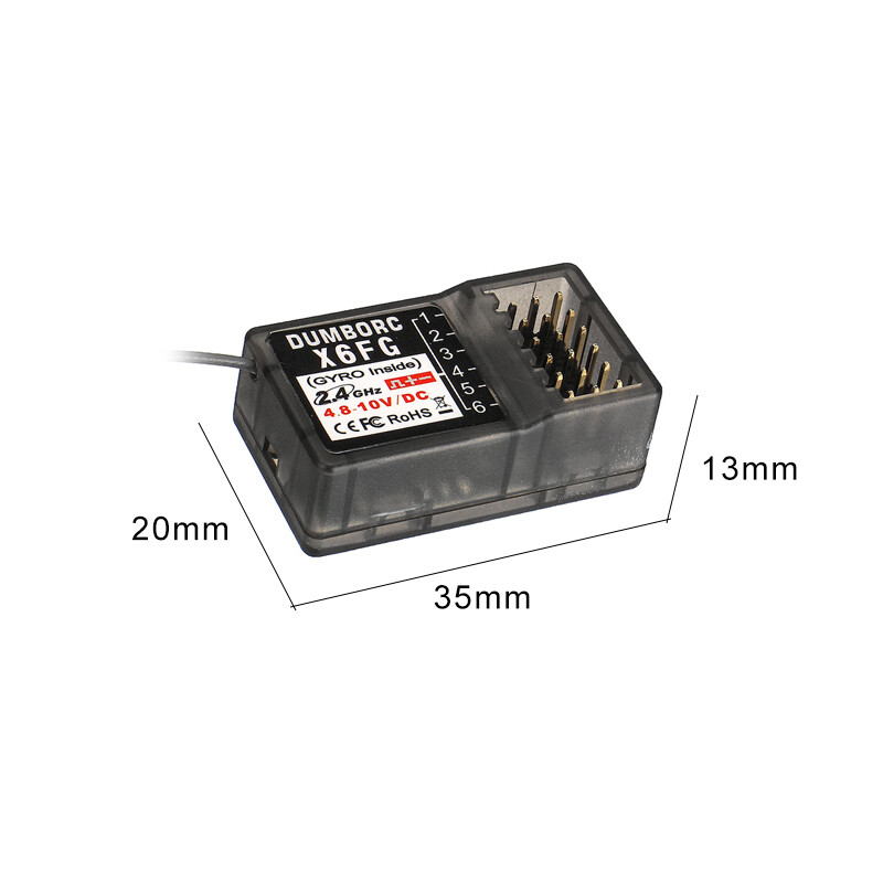 DUMBORC X6F/X6FG/X6DC/X6DCG 2.4G Control Receiver for X4 X5 X6 X6P Transmitter