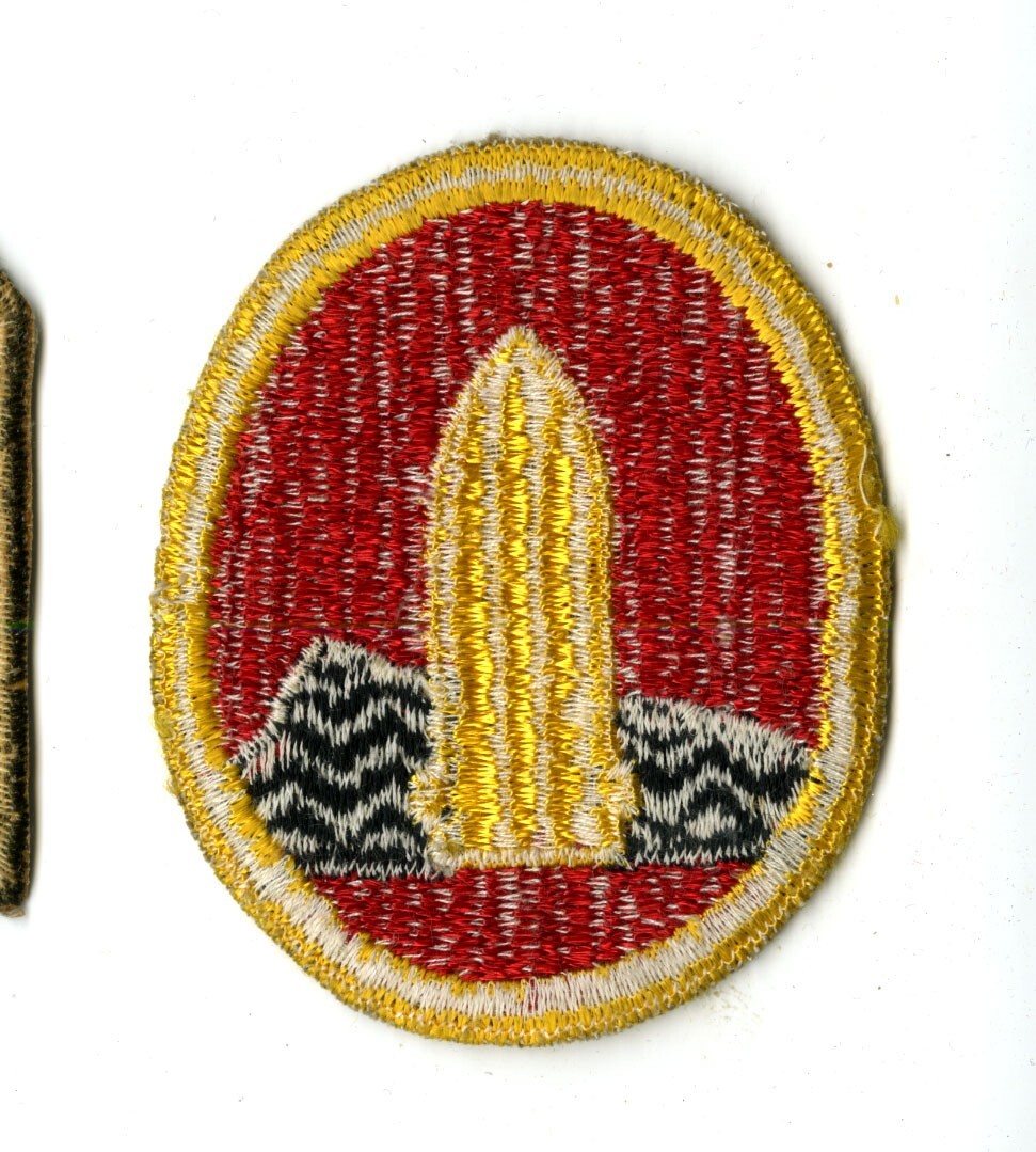 Hawaiian Coast Artillery White Back Patch WWII Original Pacific