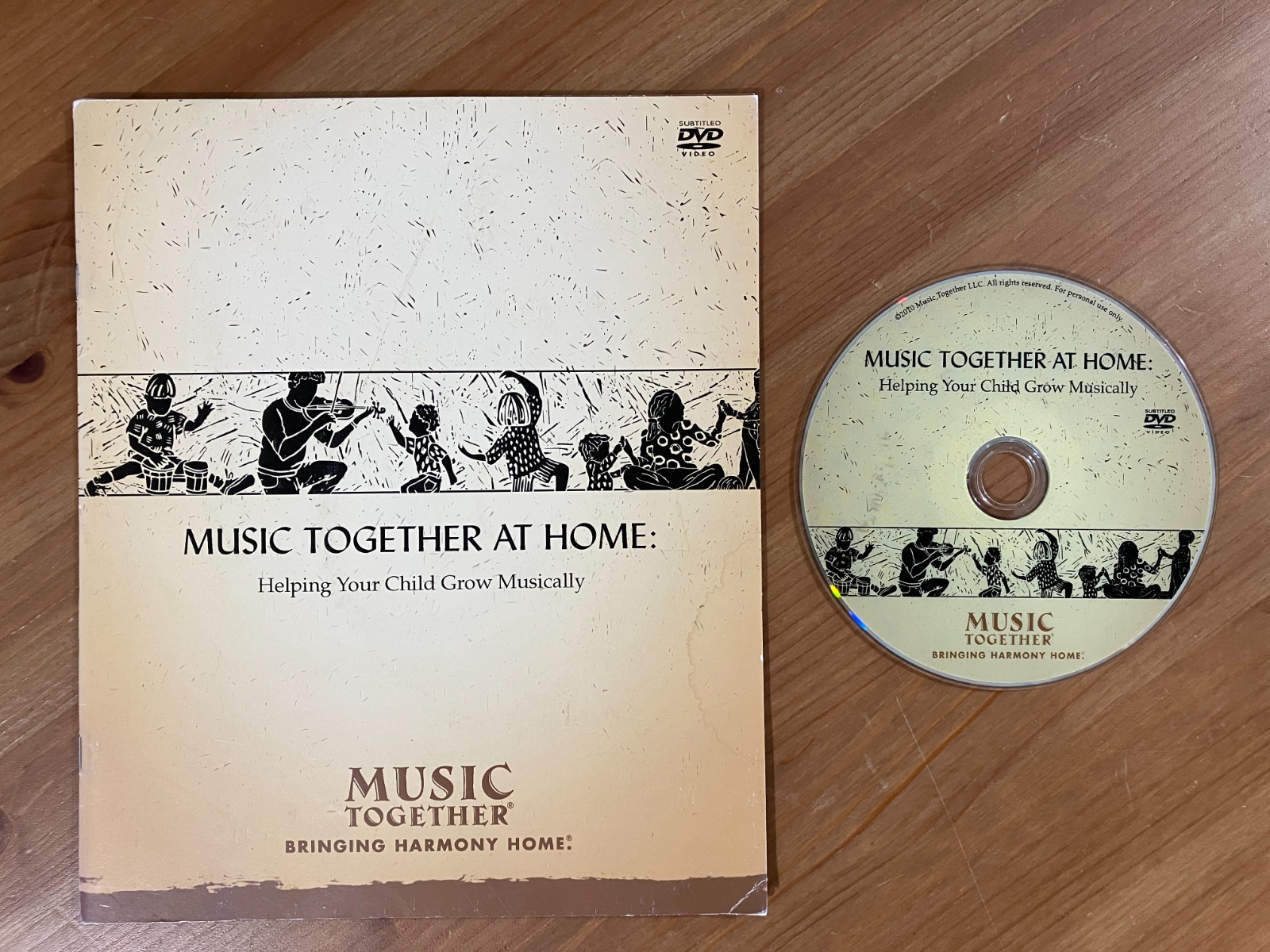 MUSIC TOGETHER AT HOME Booklet and DVD Helping Your Child Grow Musically
