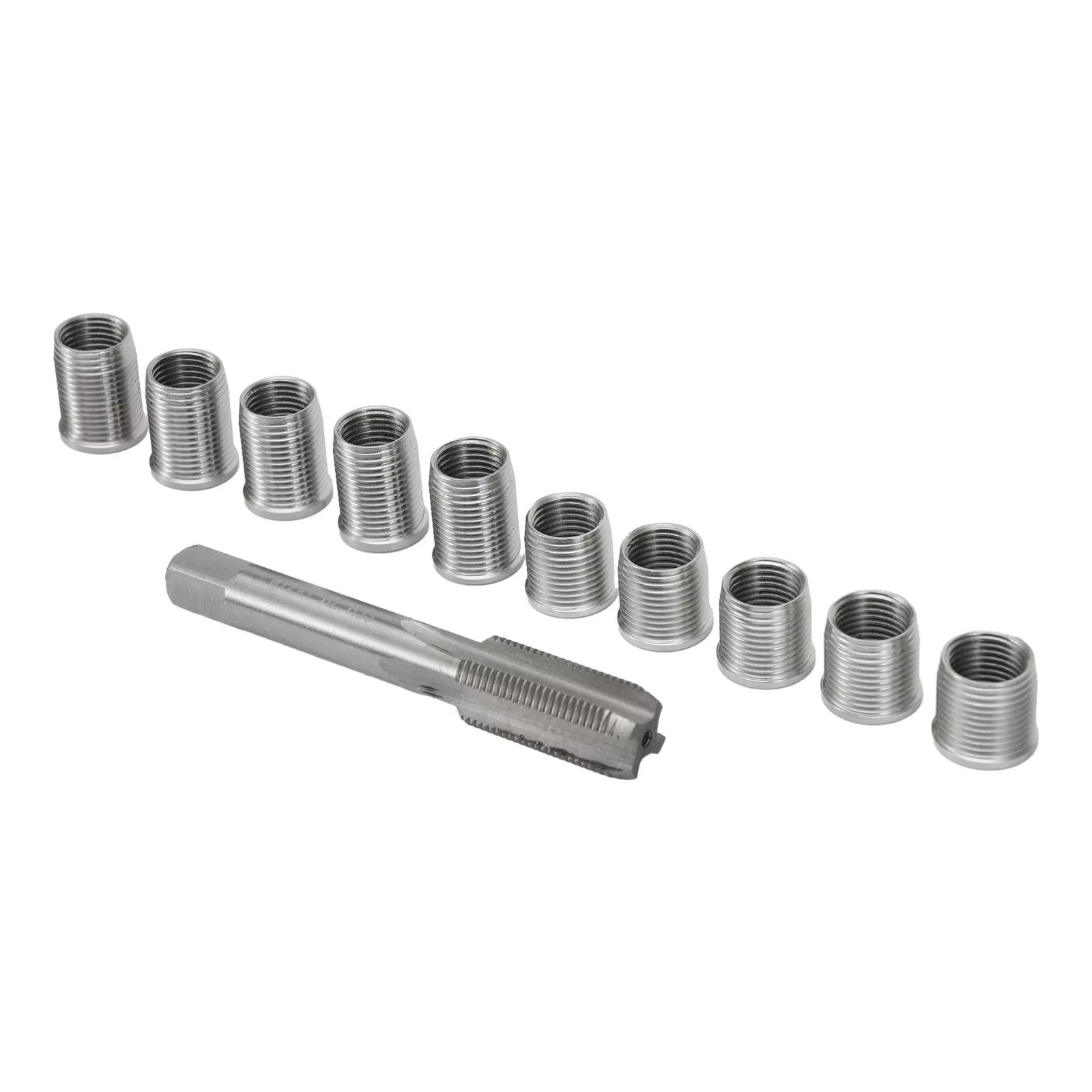 1Set Universal Stainless Steel Spark Plug Thread Repair Tool Accessories