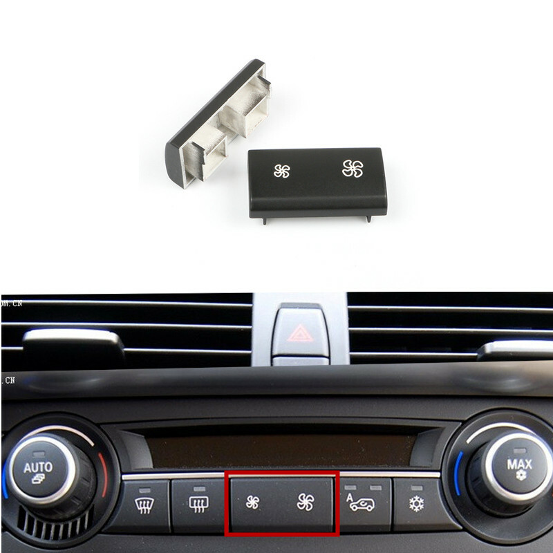 For BMW X5 E70 X6 E71 Replacement Climate A/C Control Panel Fan Speed Button Key