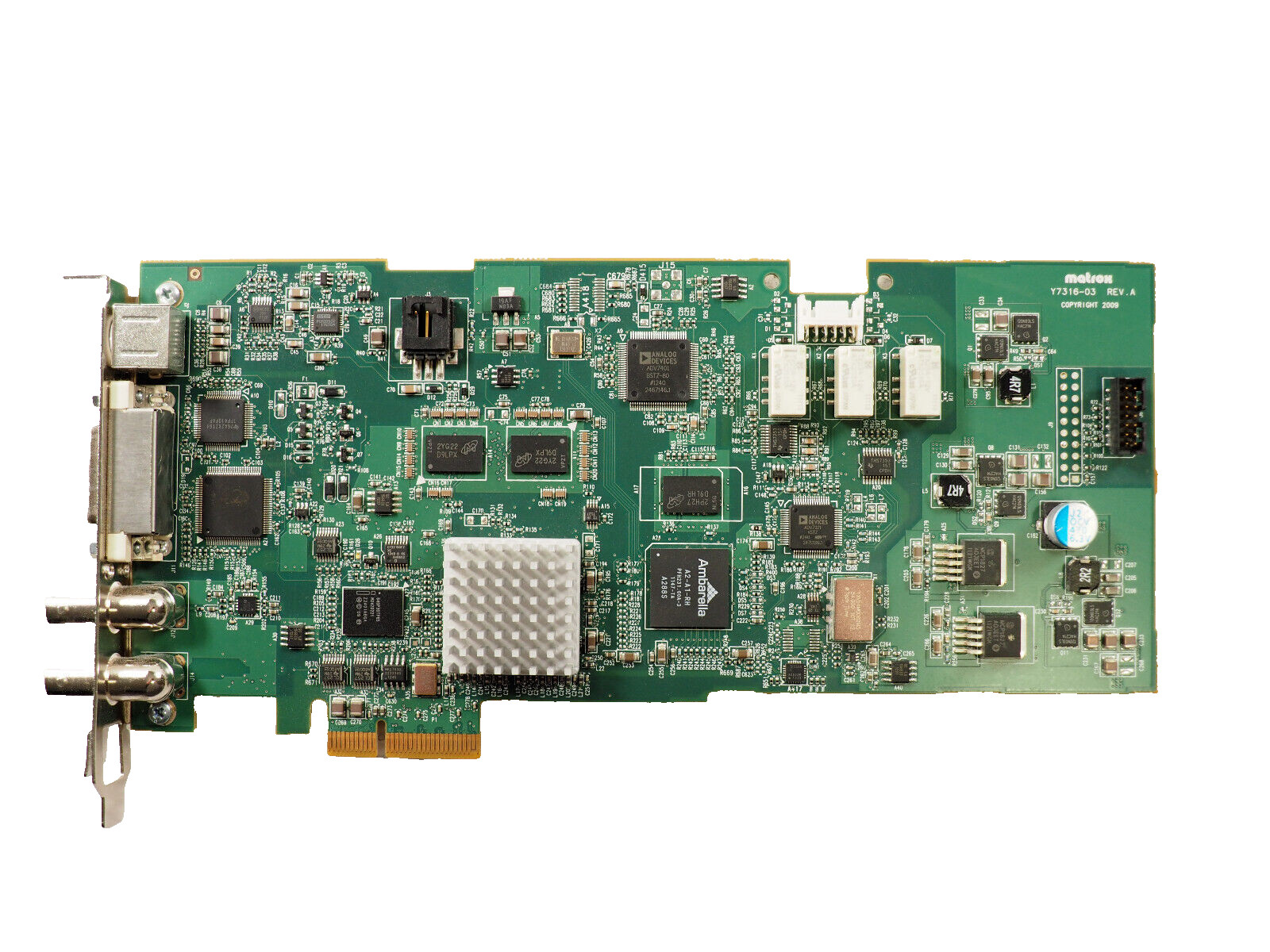 MATROX AVCIO M092440 DVI SDI and Analog I/O Card