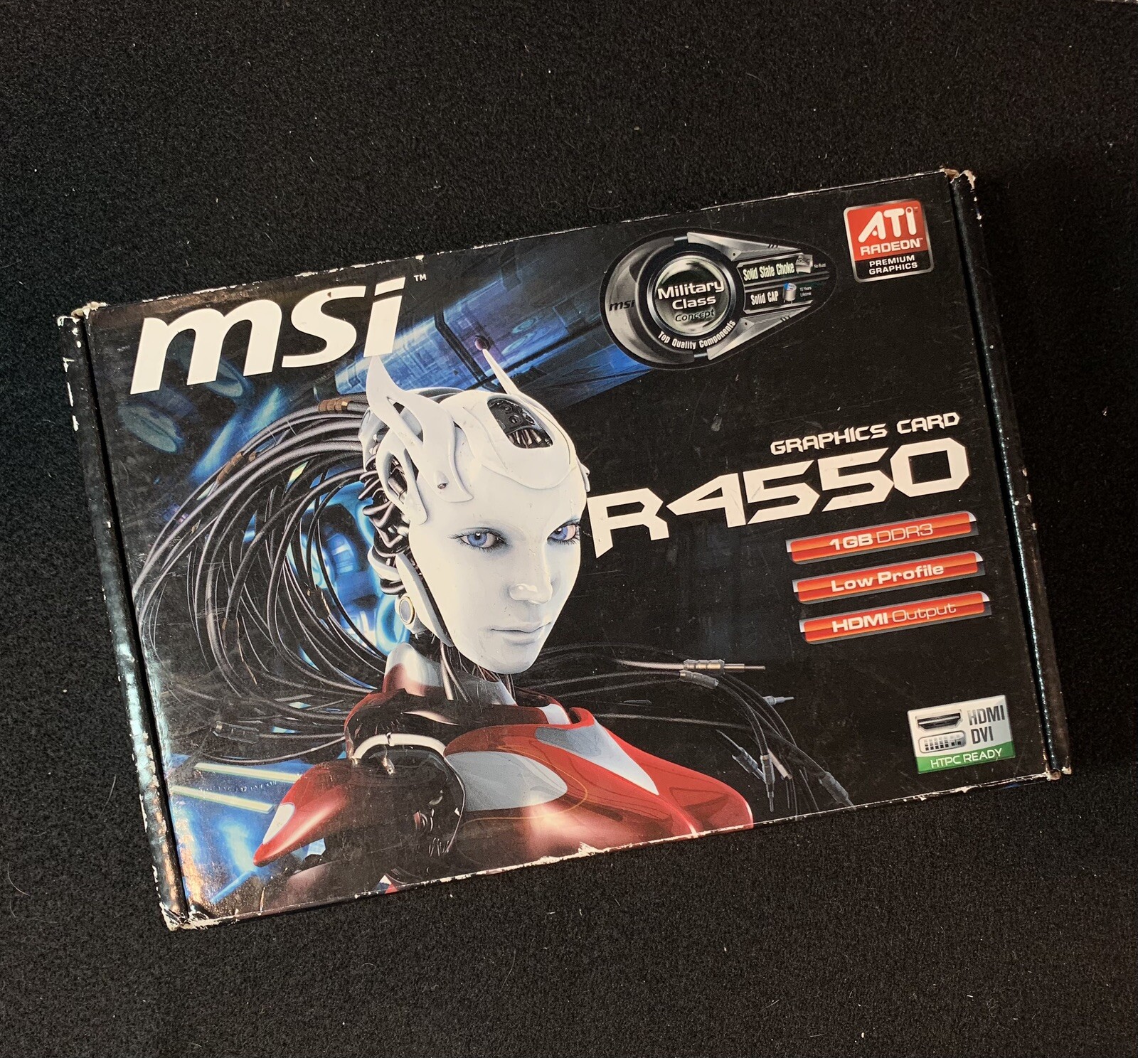 MSI R4550 MD1GH R4550-MD1GH 1GB PCI Express 2.0 x16 2560 x 1600 600 MHz SEALED