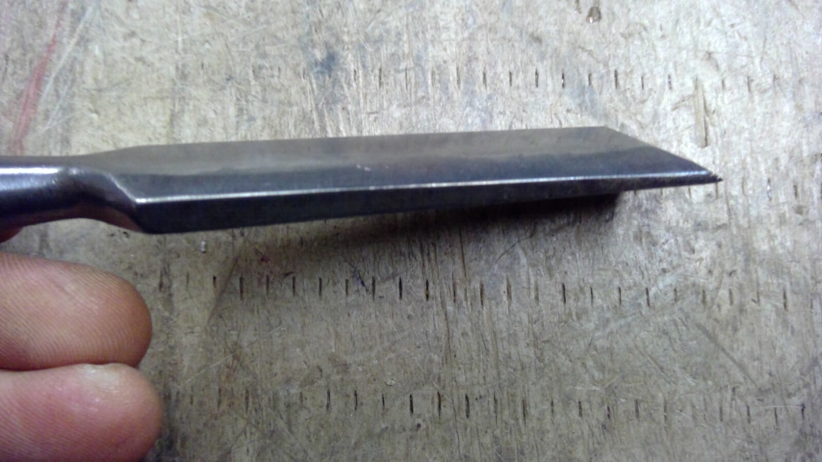 Old collectible tools Vintage TRUMACO 1" bevel edge socket chisel