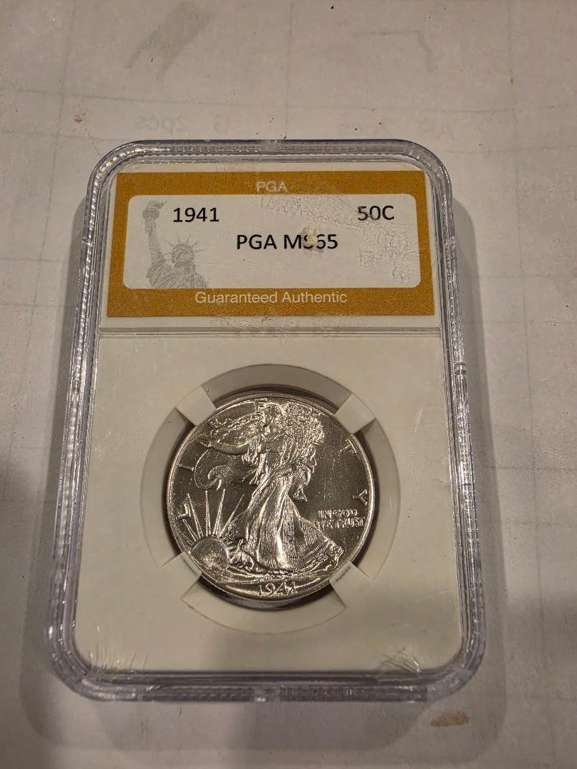 1941 Walking Liberty Half Dollar MS65