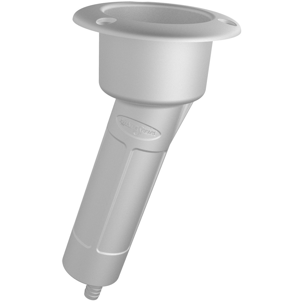 MATE SERIES PLASTIC ROD & CUP HOLDER 15 DEGREE DRAIN W/