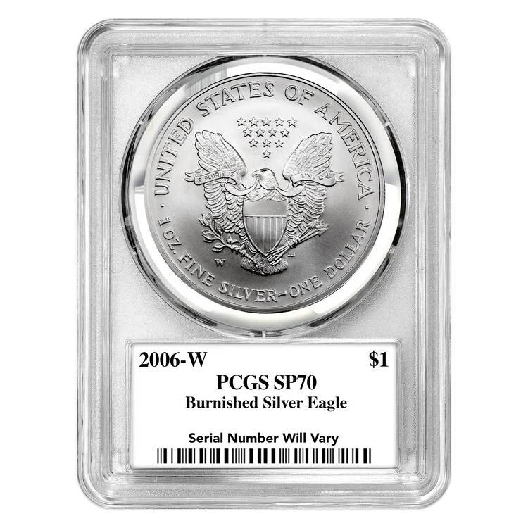 2024W Ultra Breaks HEATWAVE Silver Eagle Burnished PCGS SP70 Coin Mystery Pack