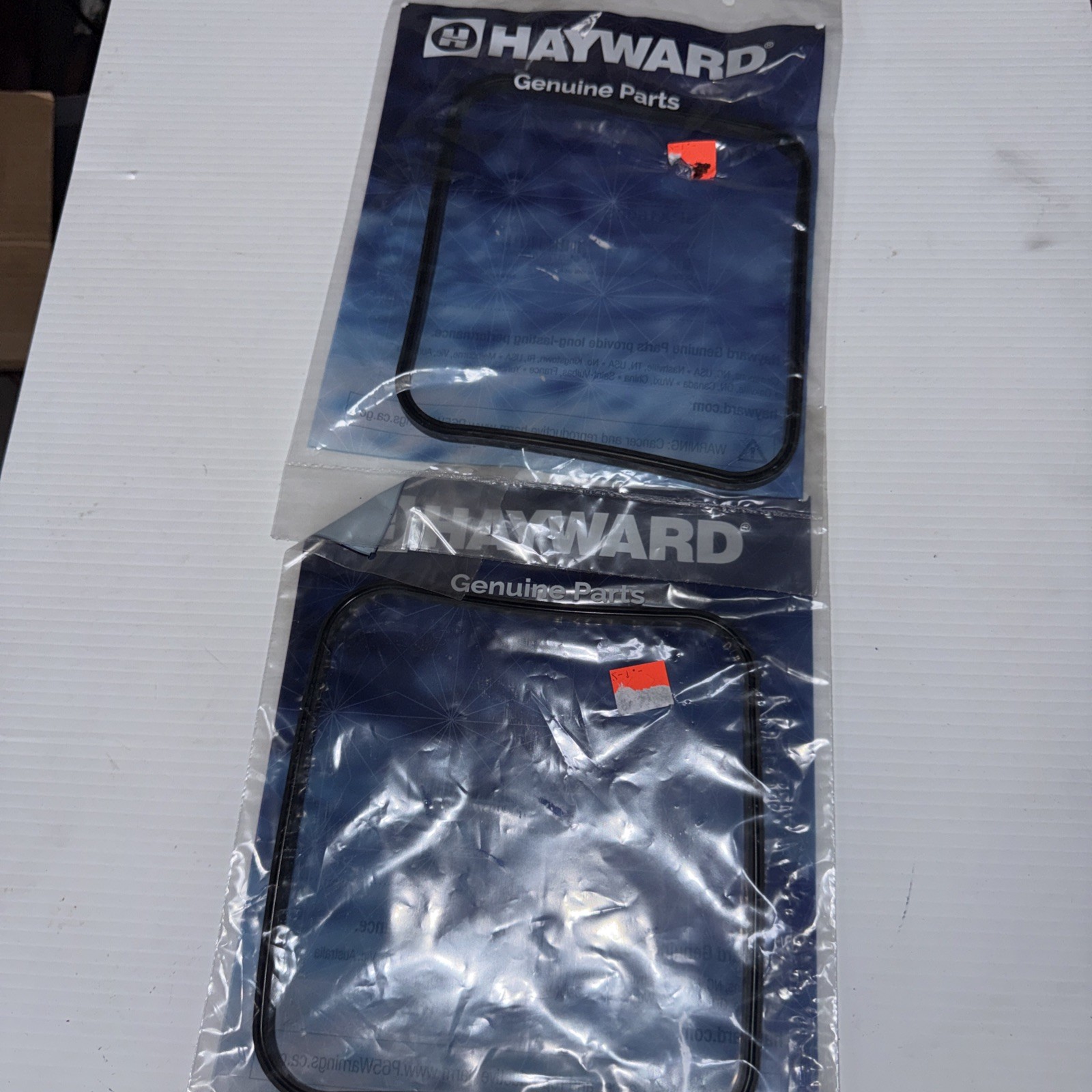 2 Lot OEM Hayward SPX1600S Super Pump Square Lid Gasket Inground Swimming Pool