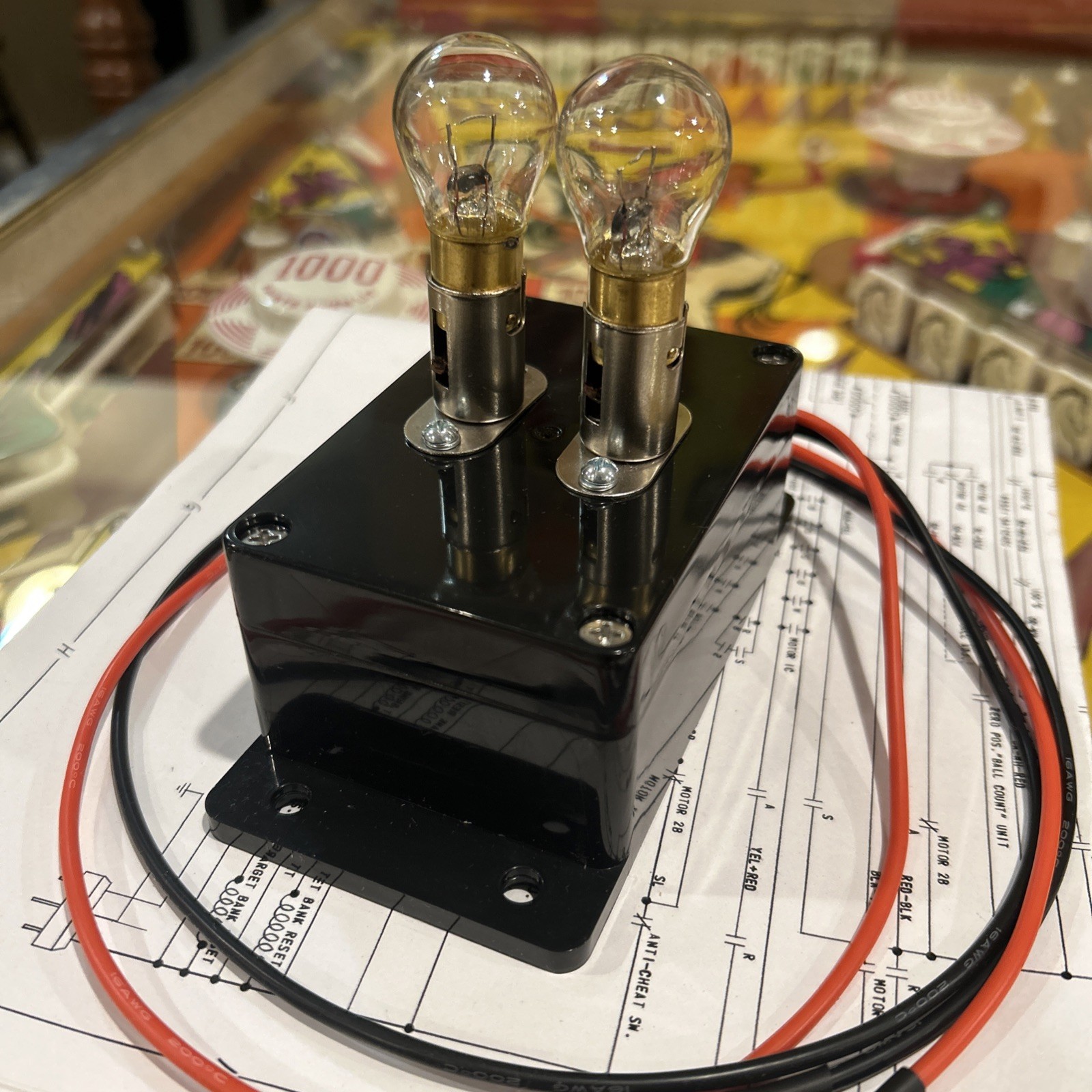 EM Pinball Trouble Shooting 25V Circuit Coil Test Lamp Tool