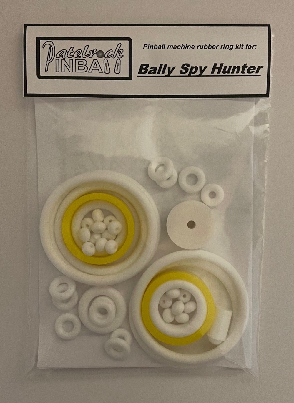 1984 Bally / Midway Spy Hunter Pinball Machine Rubber Ring Kit