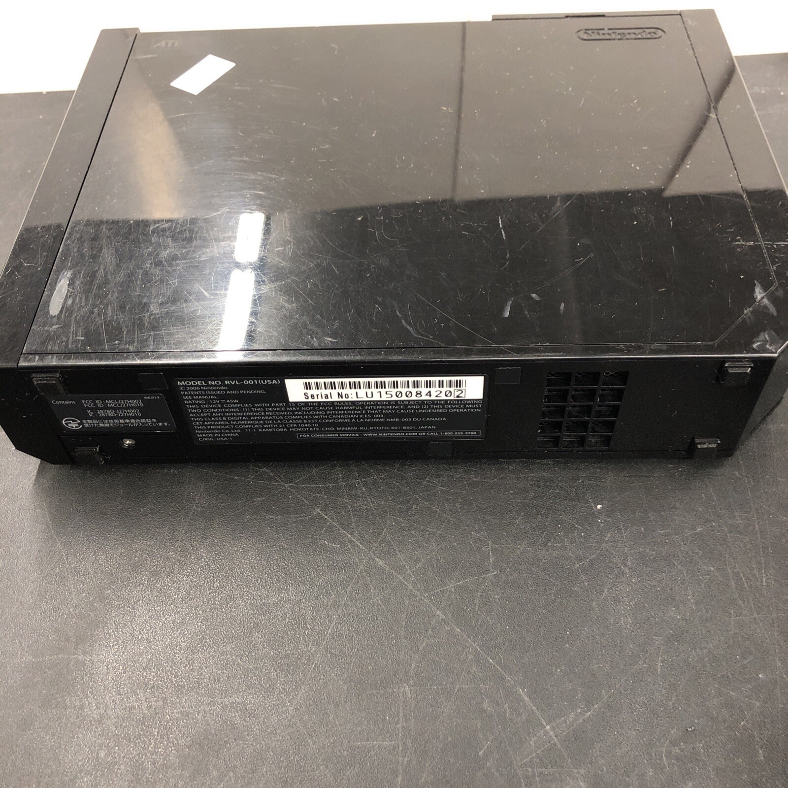 nintendo wii black