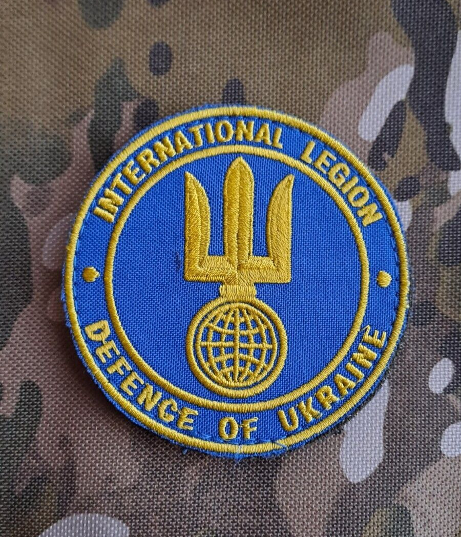 Original Ukraine  Patch of the INTERNATION LEGION Defence of Ukraine
