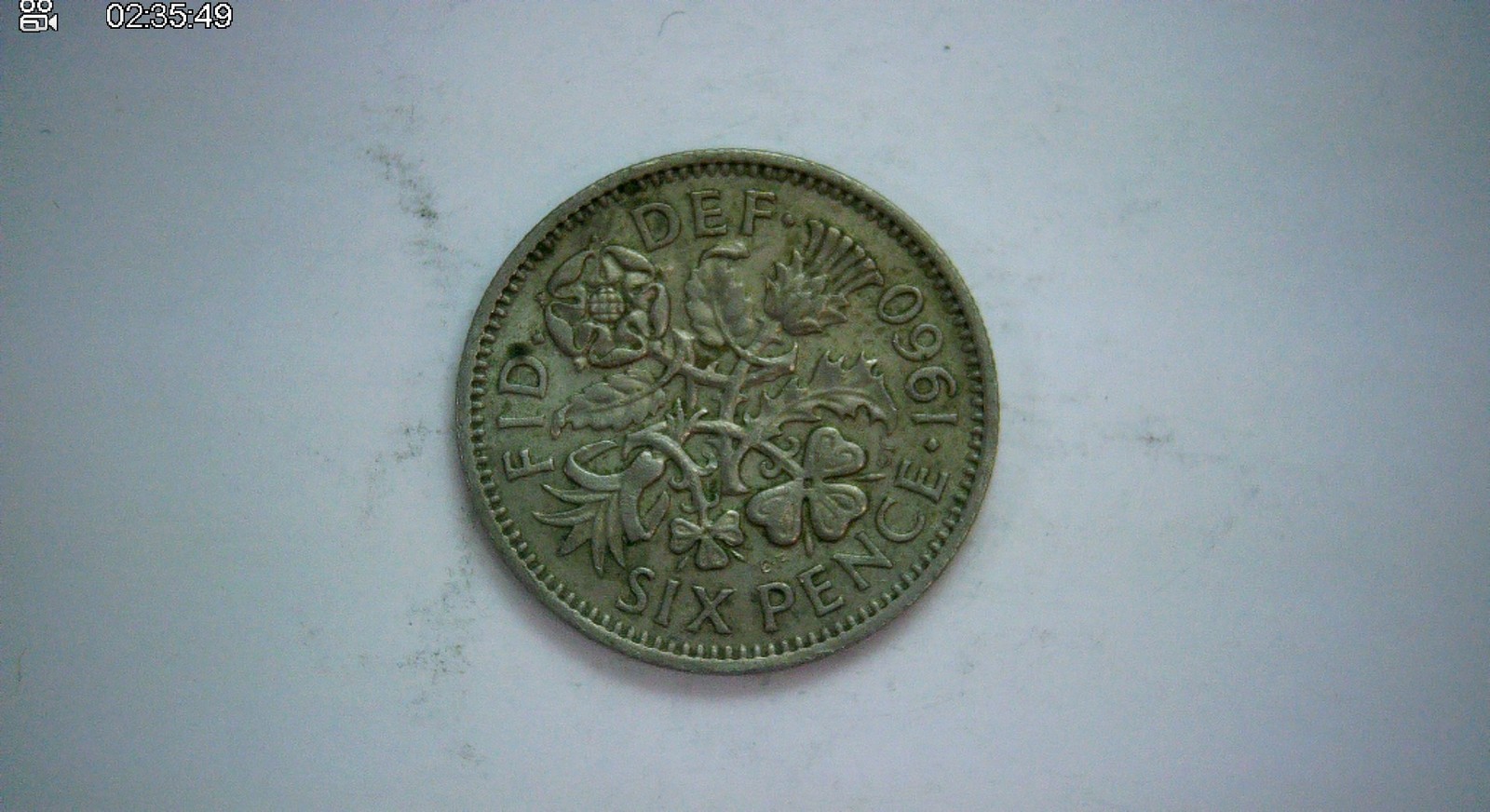 United Kingdom 1960 Sixpence Elizabeth II Sixpence (pre-decimal) Coin