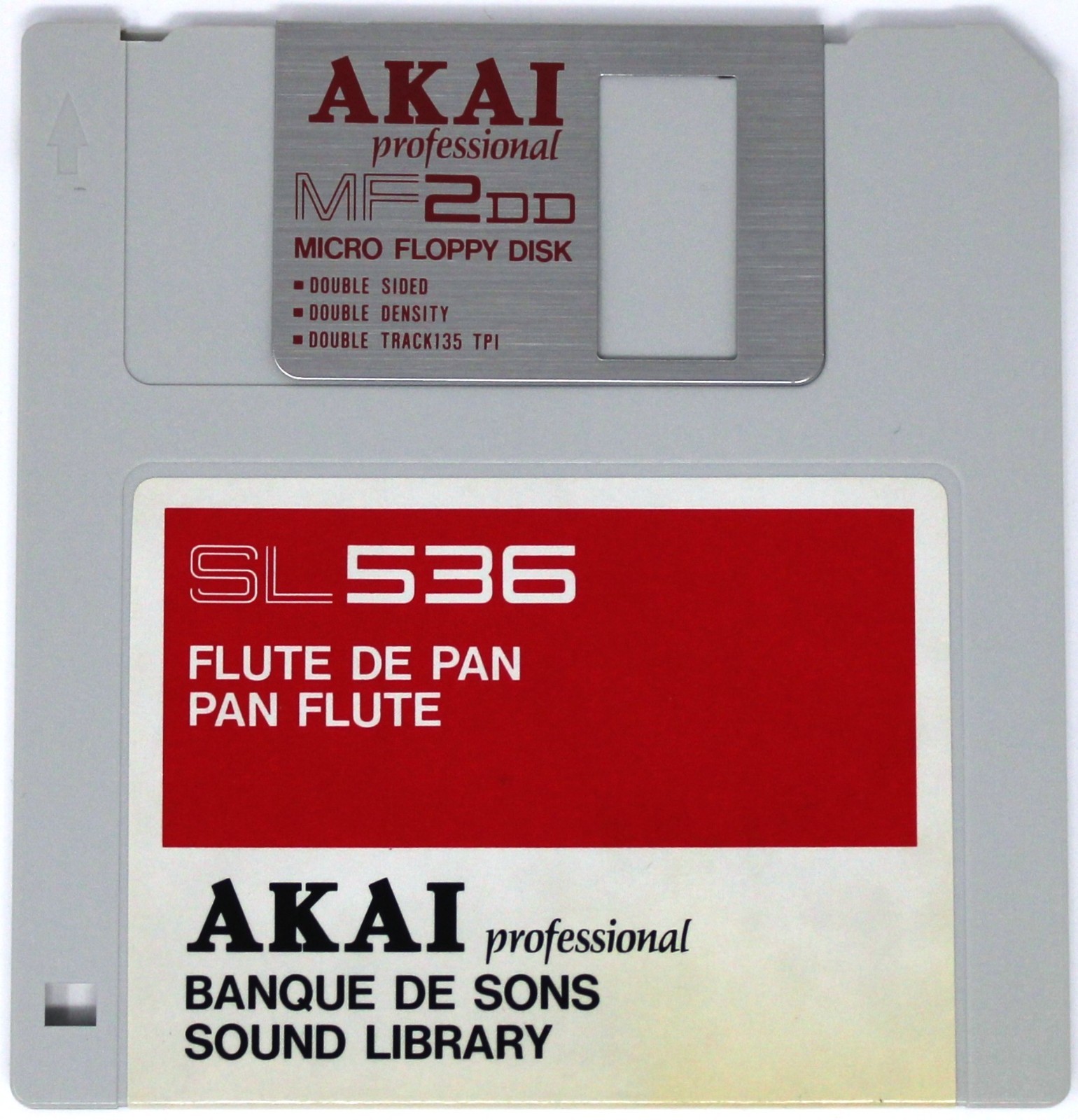 Akai SL536 Pan Flute S900 Format Floppy Disk Banque De Sons