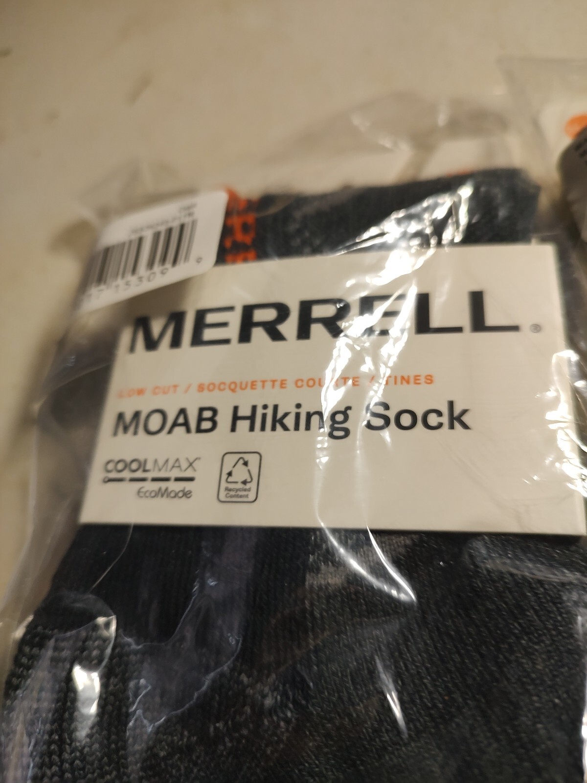 Lot Of 3 Pairs Of Merrell MOAB Low Cut Hiking Socks SZ M/L. . NWT Free Shipping